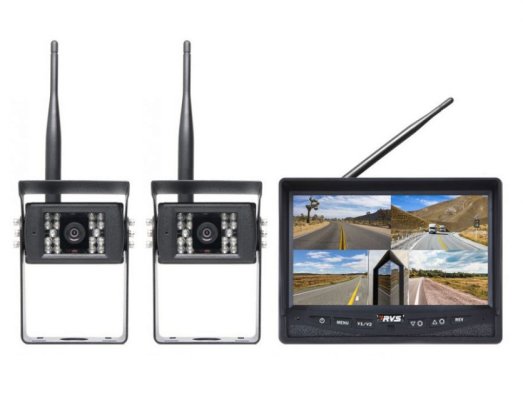 NEW! RVS SimpleSight HD Wireless RV Back-up Camera System, 2 Cameras/7" Monitor