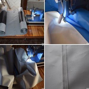 80s Keystone Sideliner cutting and sewing