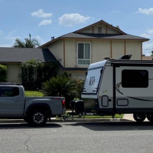 Dan & Shelby's 1st Travel Trailer together