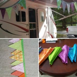 Awning Buntings, custom colors/themes