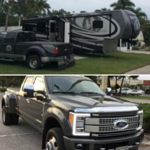 My truck and my 5th wheel