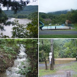 Raystown Lake, PA (9/6 - 9/11/11) Poured rain whole time!