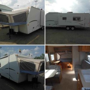 2002 Jayco Kiwi 25E Hybrid Travel Trailer