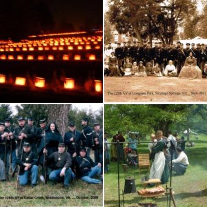 Civil War reenacting in New York