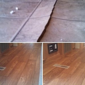 Vinyl Flooring Split