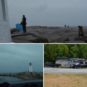 heading east to Peggys Cove