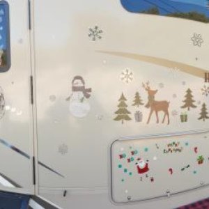 Holiday Trailer Decorations