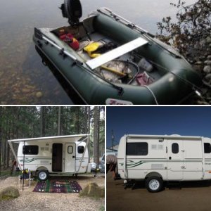 Great Canadian Fishing Trailer (with attachment:)