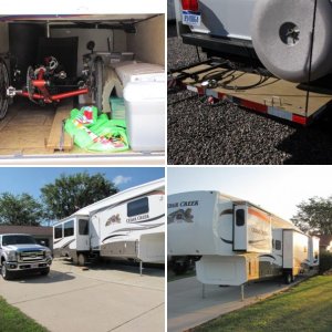 Our trailer and new 5th wheel