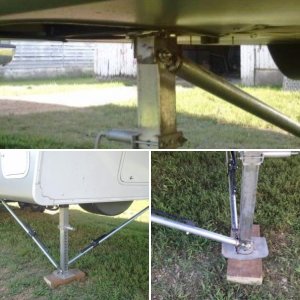 Home made stabilizers/ cargo bar locks