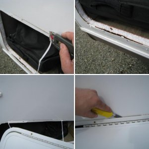 Window and compartment caulking / sealing