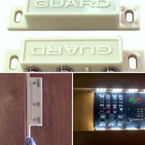 LED Lights at control panel