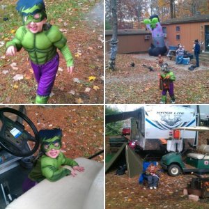 Halloween weekend at the campground!