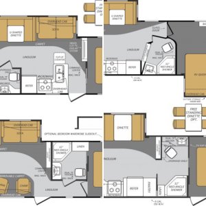 Wildcat MAXX 1/2 Ton Travel Trailer Floor Plans