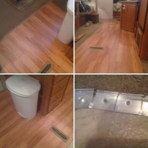 wood floor i did