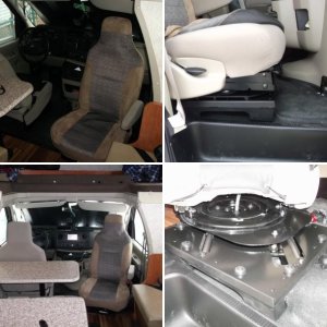 Swivel seat install Ford