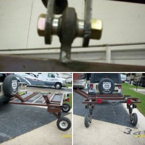 swivel wheel carrier