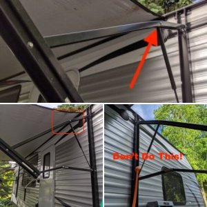 Broken Awning Arm