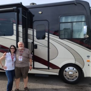 Picking up our new RV