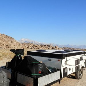 Hard side pop-up camper