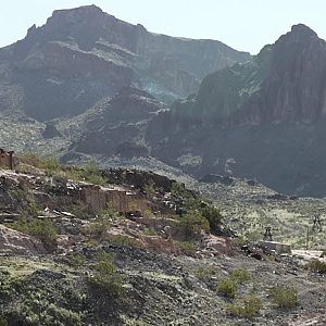 Old mine structures - Oatman, Arizona