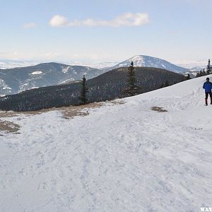 On The Divide--Looking to the Pacific