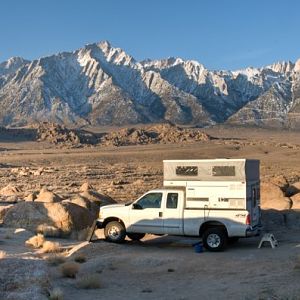 Alabama Hills and the High Sierras