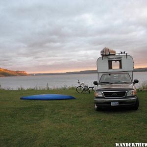 Lake Pepin on Wisconsin shore