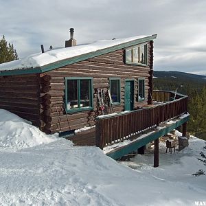 Vance's Cabin in Winter