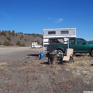 Eagle Lake "BpB' picture with mark BC hidding behind his rig