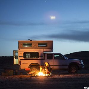 A calm, star filled night at the Pawnee Grassland