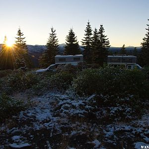 Snowy Summer Morning