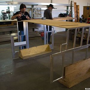 Assembly of Frame and Floor Pack