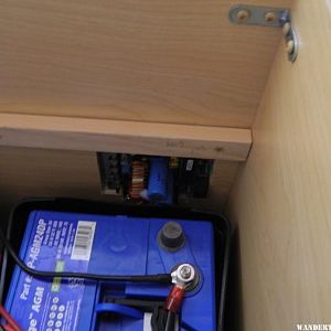 Charge controller install location in battery box.