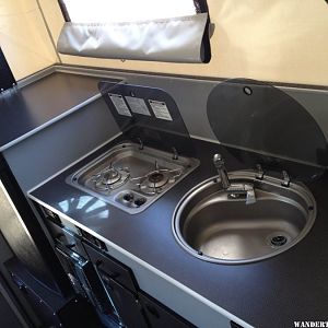 Sink and Stove open