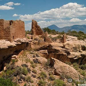 Hovenweep Castle and Sleeping Ute Mountain