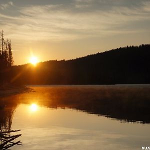 Sunrise at Stanley Lake