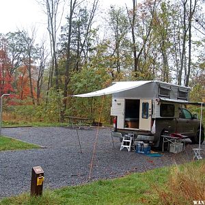 VA State Park in rain