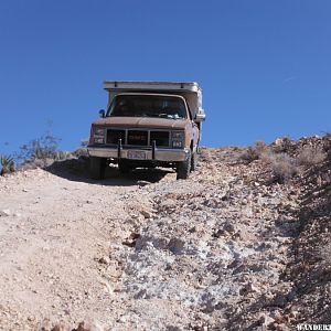 Descending the road fron the Toltec.