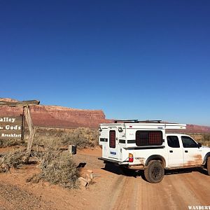 On the Valley of the Gods road near Bluff, UT.