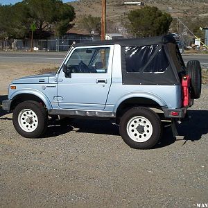 1987 "Sammy" showing new suspension 3" lift