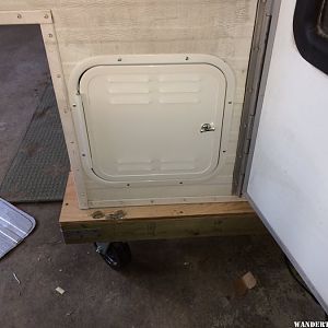 propane box door