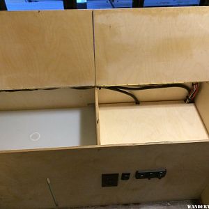 storage over water and battery boxes