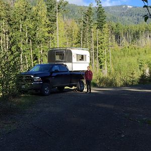 First Camp out with out 50 year old Alaskan