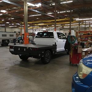 Tundra Flat Bed at the FWC Factory