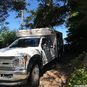 Pacific County Campground, Everest top down