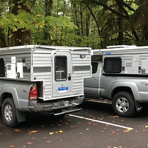 Found a twin silver Tacoma and Fleet in Olympic National Park