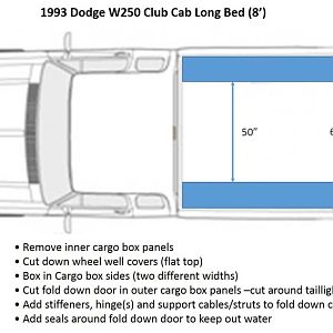 1993 Dodge W250 Club Cab Long Bed