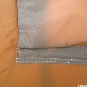 Fold Down Window Stitching Details