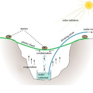 Solar Still Drawing